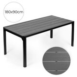 Multi Garden veliki vrtni stol od Polywooda za 8 osoba 180×90 cm za terasu i vrt – siva ploča Cijene