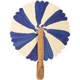 the nice fleet pahljača iz palmovih listov kep natural & indigo | Shoptok.si