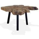 Maison Chic Klubska mizica - kavna mizica - Nizka mizica iz prave tikovine 80x70x38 cm, (21753749) | Shoptok.si