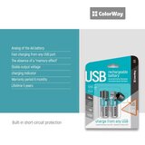 COLORWAY Punjive Baterije AA USB 1200 mAh 1.5V (2 komada) | shoptok.hr