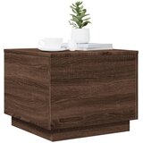Ormarić za uzglavlje LED boja smeđeg hrasta 50x50x40 cm | shoptok.hr
