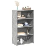  Visoka komoda boje betona 70 x 41 x 124 cm konstruirano drvo | shoptok.hr