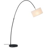 Ellos Home Bijela/crna tekstilna stojeća svjetiljka sa savitljivom konstrukcijom (visina 145 cm) Arc – | shoptok.hr
