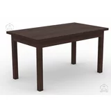 ADRK Furniture Raztegljiva jedilna miza Rodos 80 - temni oreh