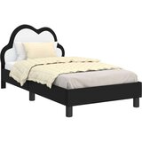  Okvir za krevet s uzglavljem Crna 80 x 160 cm PU | shoptok.hr