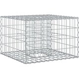  Gabionski uzdignuti krevet Srebrno 60 x 60 x 40 cm - 60 x 60 x 40 cm | shoptok.hr