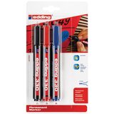 Marker PERMANENTNI 1-5MM KLINASTI VRH EDDING 330/3BOJE BLISTER | Shoptok.si