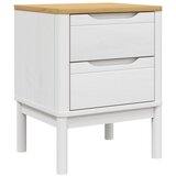  Noćni ormarić FLORO voštano bijeli 45x39x57 cm masivna borovina | shoptok.hr