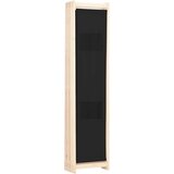 Sobna pregrada sa 6 panela od tkanine 240 x 170 x 4 cm crna | shoptok.hr