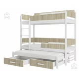 ADRK Furniture Pograd Queen - 80x180 cm - bel/sonoma