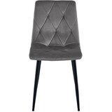 Libra stolica - tamnosivi baršun / crne noge x 4 | shoptok.hr