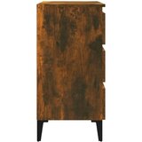  Komoda boja dimljenog hrasta 60 x 35 x 69 cm konstruirano drvo | shoptok.hr
