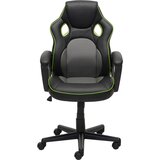 XORA pisarniški stol kovina, umetna masa, tekstil siva, zelena, črna | Shoptok.si
