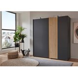 Boxxx OMARA Z DRSNIMI VRATI, barve grafita, hrast artisan | Shoptok.si