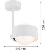  Argon 8058 - Luster na stalku MASSIMO PLUS 1xG9/6W/230V bela | Eponuda.com
