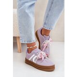 Boto Women's Platform Sneakers With Decorations Purple Vinness | Shoptok.si