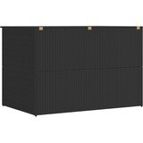 Vrtna kutija za pohranu crna 150 x 100 x 100 cm od poliratana | shoptok.hr
