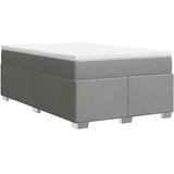  Krevet s oprugama i madracem svjetlosivi 120x190 cm od tkanine | shoptok.hr