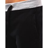 DStreet Spodnie męskie dresowe czarne | shoptok.hr