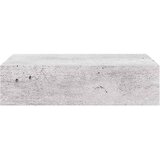  Zidna polica s ladicom siva boja betona 40 x 23,5 x 10 cm MDF | shoptok.hr