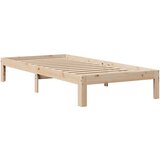 vidaXL Knjižna postelja brez vzmetnice 90x200 cm trdna borovina | Shoptok.si