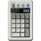 8BitDo Retro 18 mehanska številčna tipkovnica in kalkulator, N izdaja, bela, (5000266031) | Shoptok.si