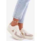 Boto Eco Leather Women's Sneakers On Platform Beige Goriette | shoptok.hr
