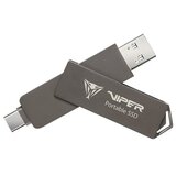  External Portable SSD Patriot Viper PVP30 Duo Compact 512GB 1000MB /s USB A+C 3.2 Gen2 (PVP30512G28UDG) | shoptok.hr