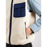 Levi's Prsluk 'Joonie Sherpa Vest' tamno plava / vuneno bijela | shoptok.hr