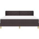 Box Spring Krevet s Madracem - Tamnosmeđi 180x200 cm Tkanina | shoptok.hr