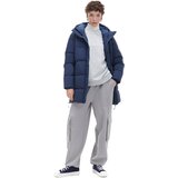 Cropp - Prošiveni kaput s visokim ovratnikom - Tamnoplava | shoptok.hr