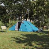 vidaXL Šotor s streho Drugo z odzračevanjem zraka Modra in črna 510 x 240 x 156 cm Cene