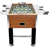  Stolni nogomet čelični 60 kg 140x74,5x87,5 cm svjetlosmeđi/crni | shoptok.hr