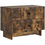  Noćni ormar s ladicama Dimljeni hrast 62 x 34,5 x 47,5 cm | shoptok.hr