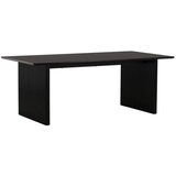 Venture Home Vail pravokutni blagovaonski stol 200 × 100 cm, crni | shoptok.hr