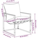  Vrtna sedežna garnitura 3 pcs Črna in anthracit Jeklo, (5000262195) | Shoptok.si
