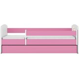 MID.YOU Dječji krevet Dreamy medvjedić na mjesecu 160x80 sa madracem s ladicom Rozičasta | shoptok.hr