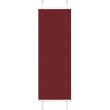 vidaXL Plisirana žaluzija bordo rdeča 50x150 cm širina blaga 49,4 cm poliester, (5000297226) | Shoptok.si
