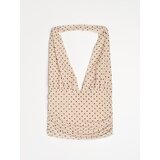 Sinsay Komplet s halter topom i midi suknjom na točkice | shoptok.hr