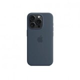 Apple iPhone 15 Pro Silicone Case Magsafe Storm blue, (20740852) | Shoptok.si