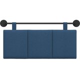  Držeće uzglavlje Zidne Prugasti Plava 110 x 55 x 5 cm tkanina - Plava 100 cm bez LED | shoptok.hr