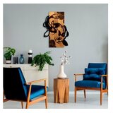 WALLXPERT fish Yang WalnutBlack Decorative Wooden Wall Accessory | Eponuda.com