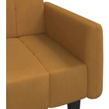  The Living Store Kavč dvosed z ležiščem rjav žamet - Raztegljiv Kavč, (21494971) | Shoptok.si