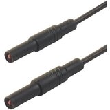 SKS Hirschmann 4 mm safety test lead\, 2x straight plugs\, 1 mm²\, 200 cm, (20423170) Cene