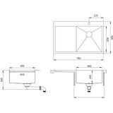  Sudoper Aquasanita LUNA 101N-R | shoptok.hr