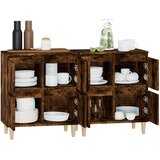  Komode 2 kom boja dimljenog hrasta 60x35x70cm konstruirano drvo | shoptok.hr