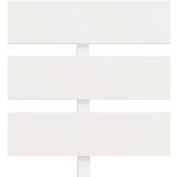  Okvir za krevet od masivne borovine bijeli 90 x 200 cm | shoptok.hr
