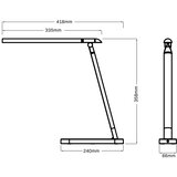  LED stona lampa MADERA, prigušiva na dodir, LED/7W/230V, bela | Eponuda.com