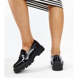 Gemre Black patent leather shoes with leather insole Kirsi | Shoptok.si