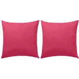  Vrtni jastuci 2 kom 45 x 45 cm ružičasti